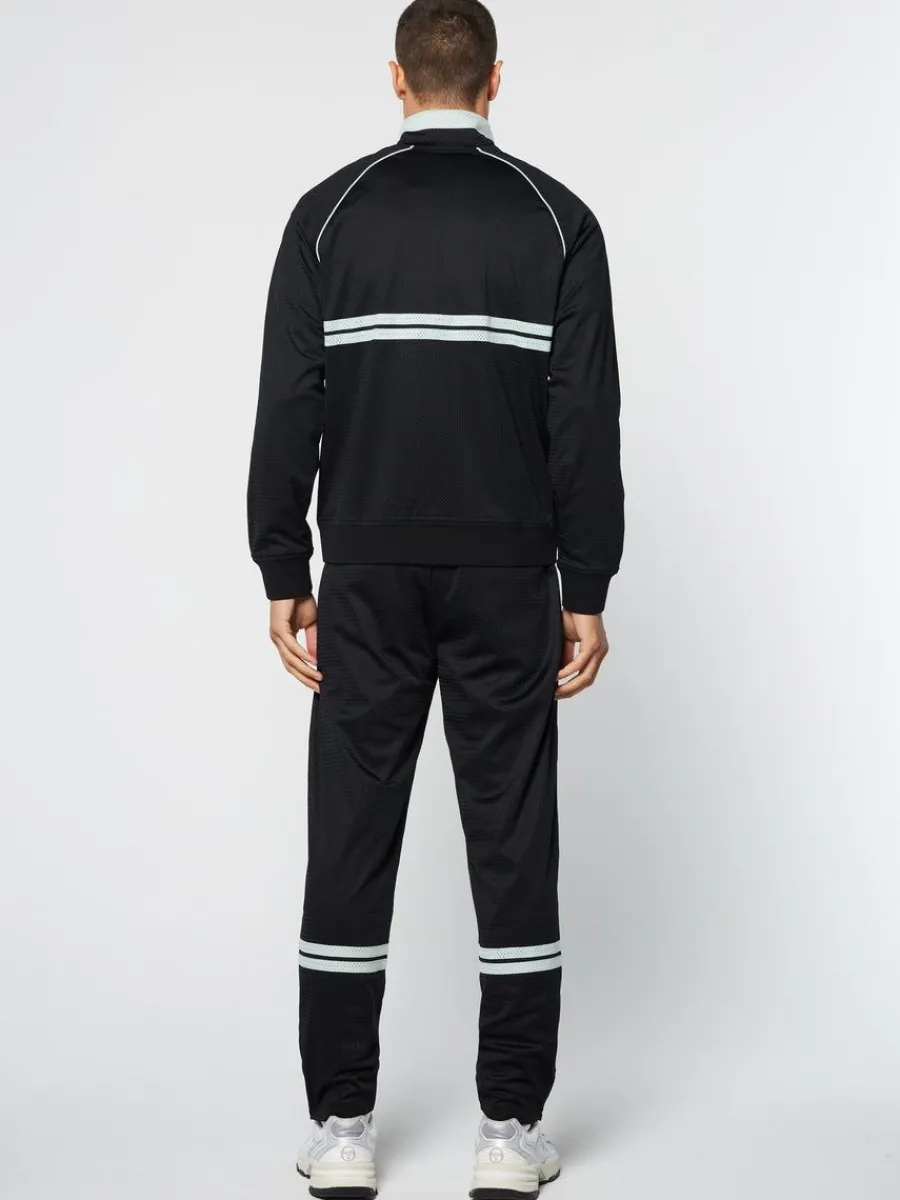 Sergio Tacchini Spazio Dallas Track Jacket- Black Beauty
