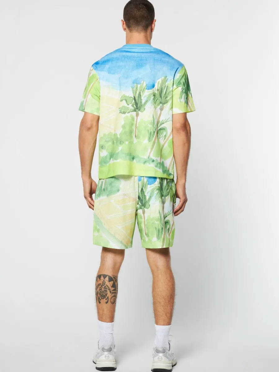 Sergio Tacchini Spazio T-Shirt- Multi Print Discount