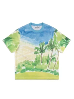 Sergio Tacchini Spazio T-Shirt- Multi Print Discount