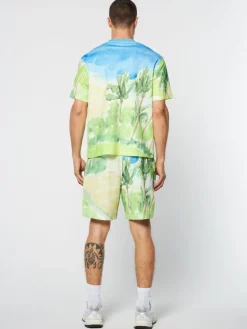 Sergio Tacchini Spazio T-Shirt- Multi Print Discount