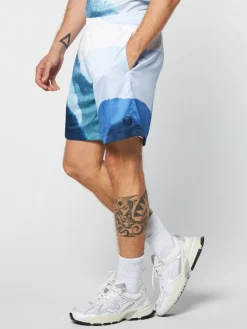 Sergio Tacchini Spiaggia Cabana Short- Maritime Blue/ Multi Outlet