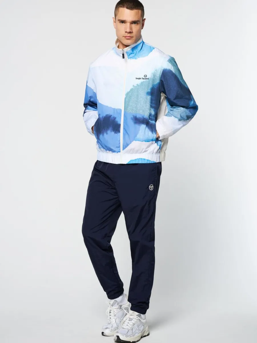 Sergio Tacchini Spiaggia Track Jacket- Maritime Blue/ Multi