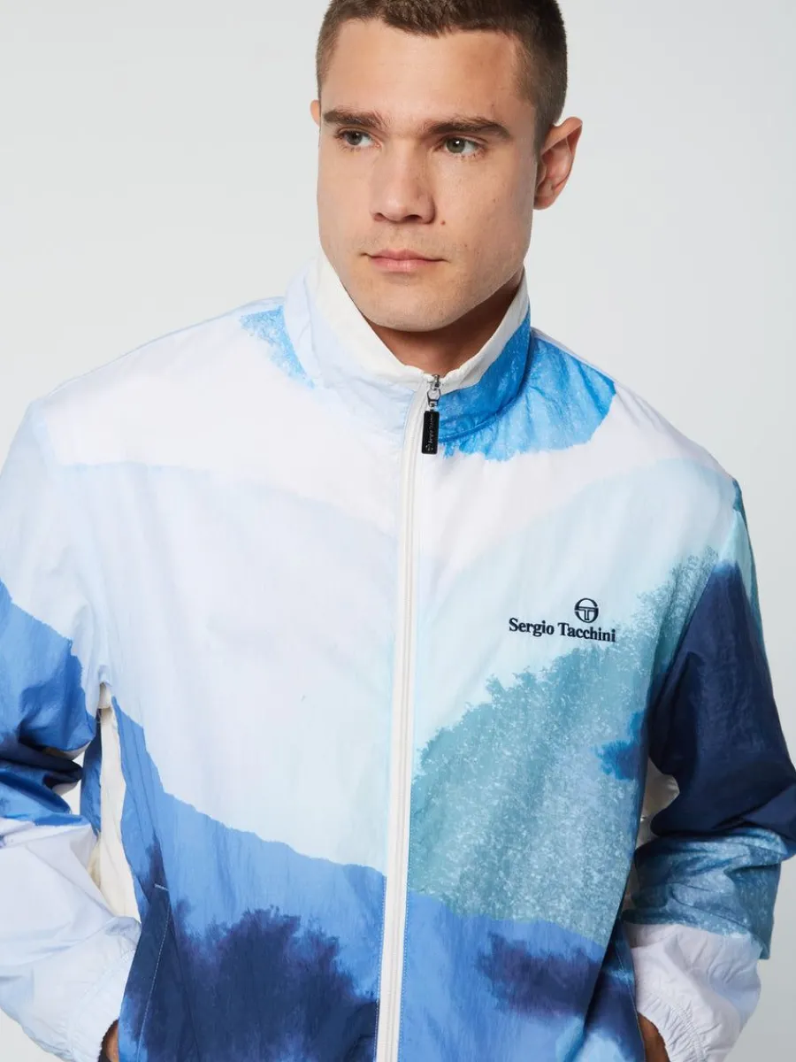 Sergio Tacchini Spiaggia Track Jacket- Maritime Blue/ Multi