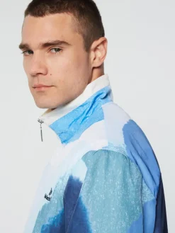 Sergio Tacchini Spiaggia Track Jacket- Maritime Blue/ Multi