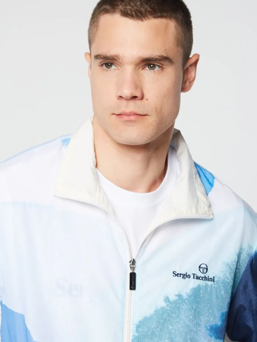 Sergio Tacchini Spiaggia Track Jacket- Maritime Blue/ Multi