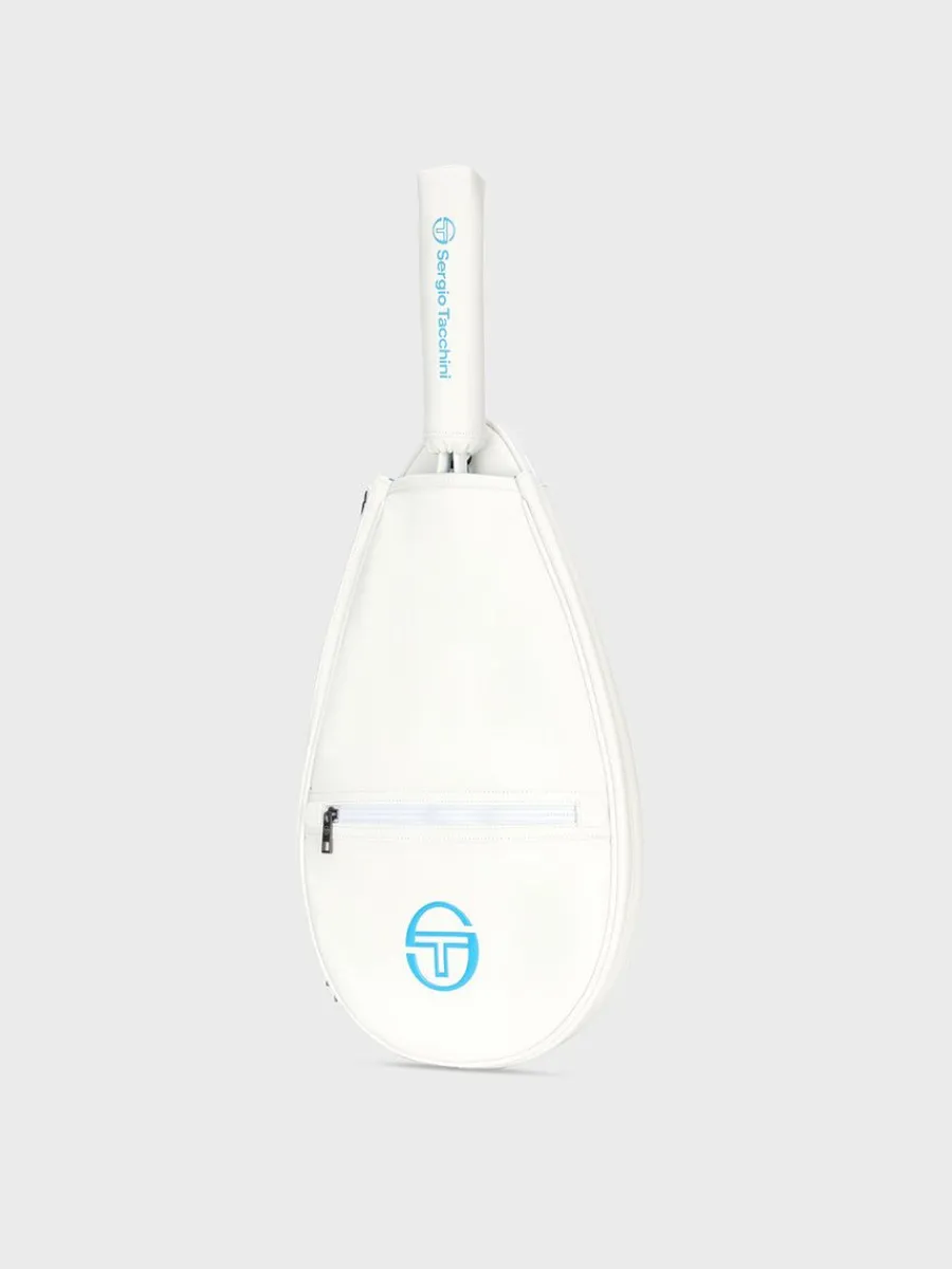 Sergio Tacchini St Racket Sling Bag- White Best