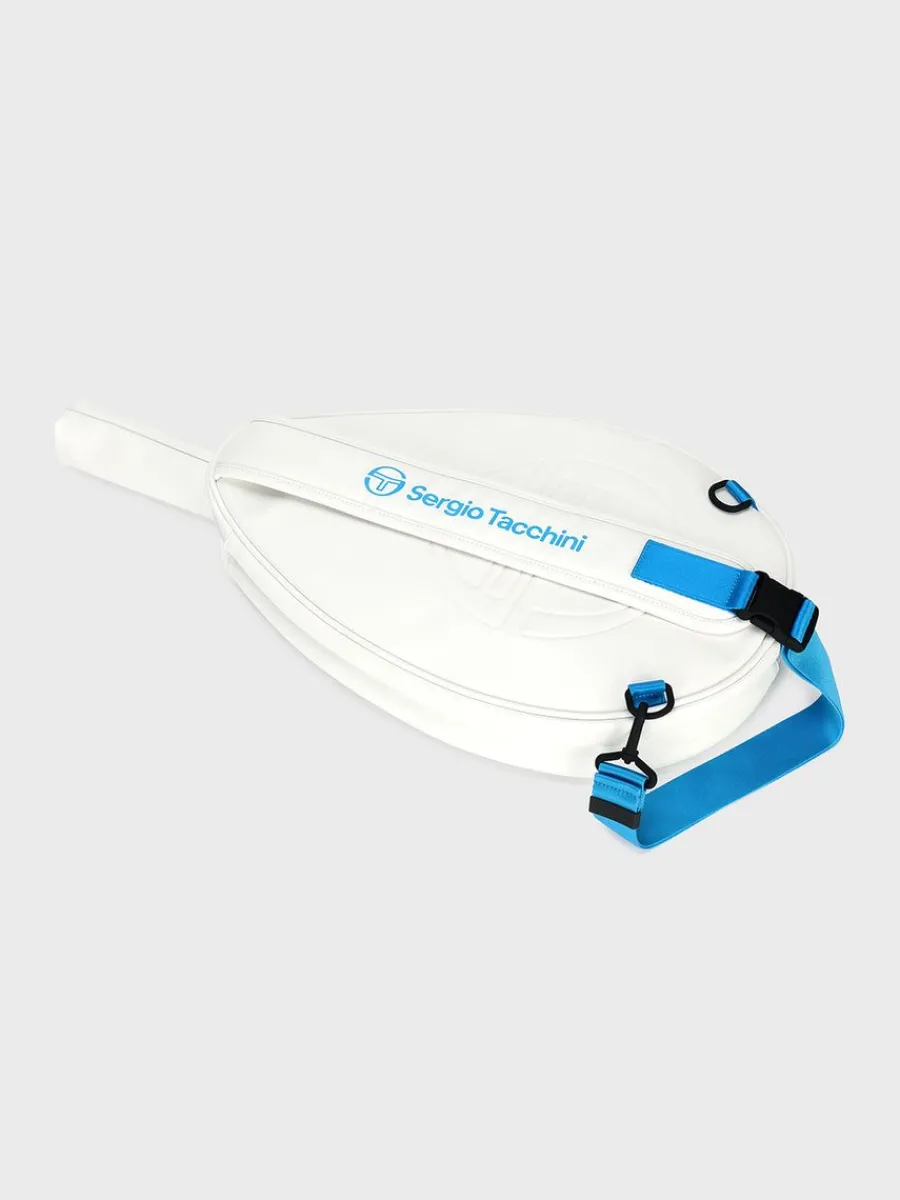 Sergio Tacchini St Racket Sling Bag- White Best