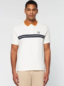 Sergio Tacchini Supermac Polo- Gardenia/ Meerkat Clearance