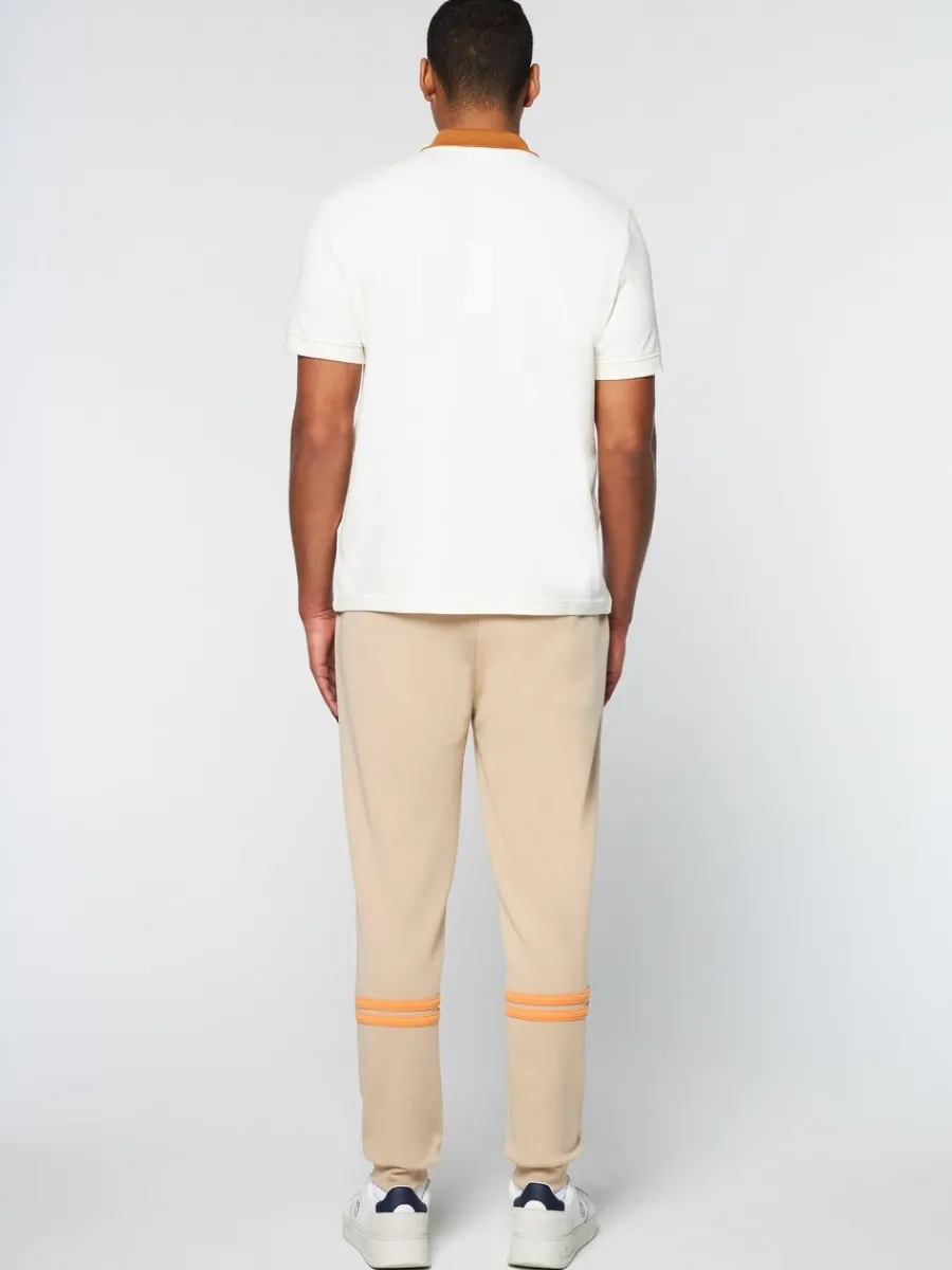 Sergio Tacchini Supermac Polo- Gardenia/ Meerkat Clearance