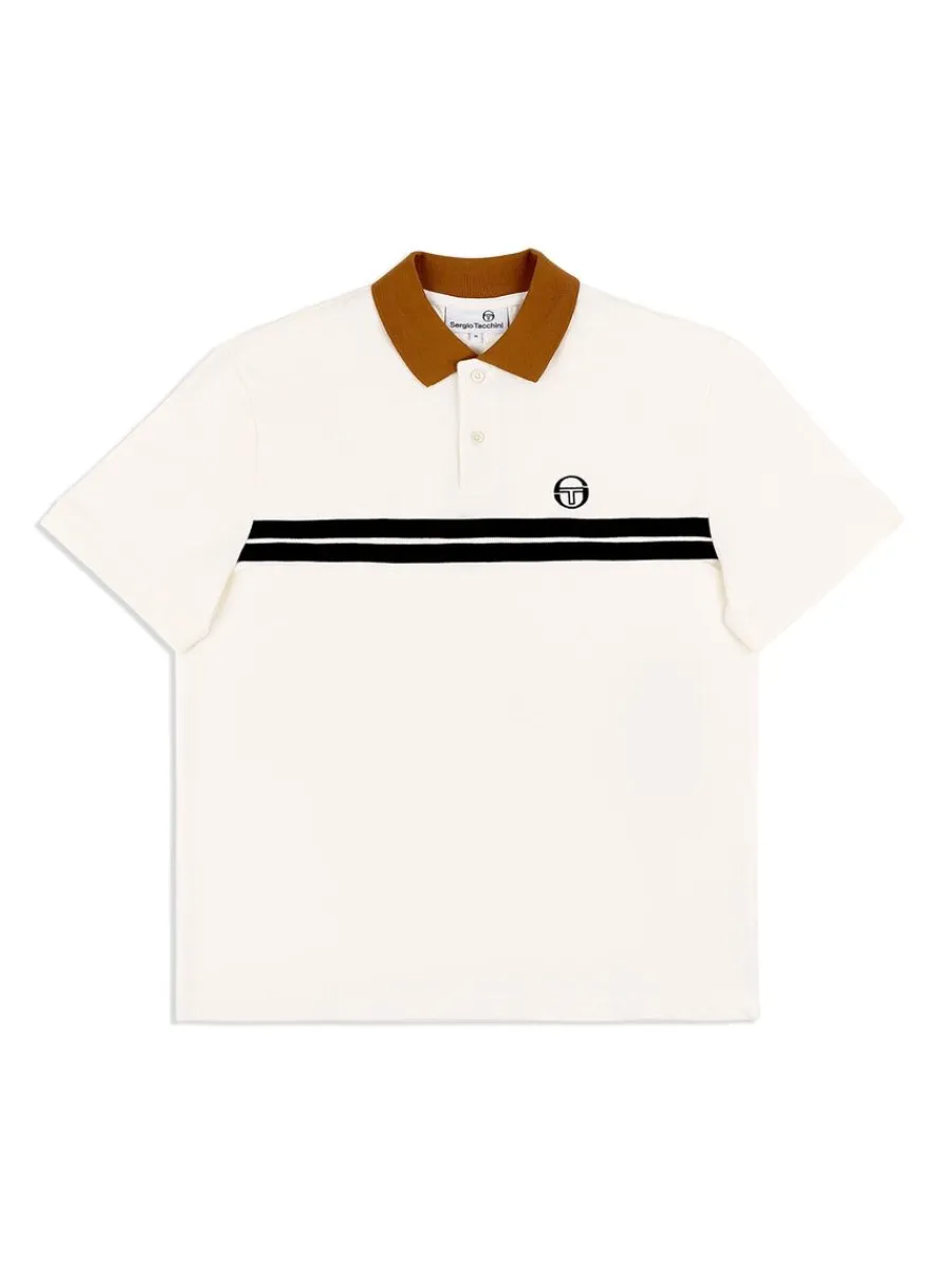 Sergio Tacchini Supermac Polo- Gardenia/ Meerkat Sale