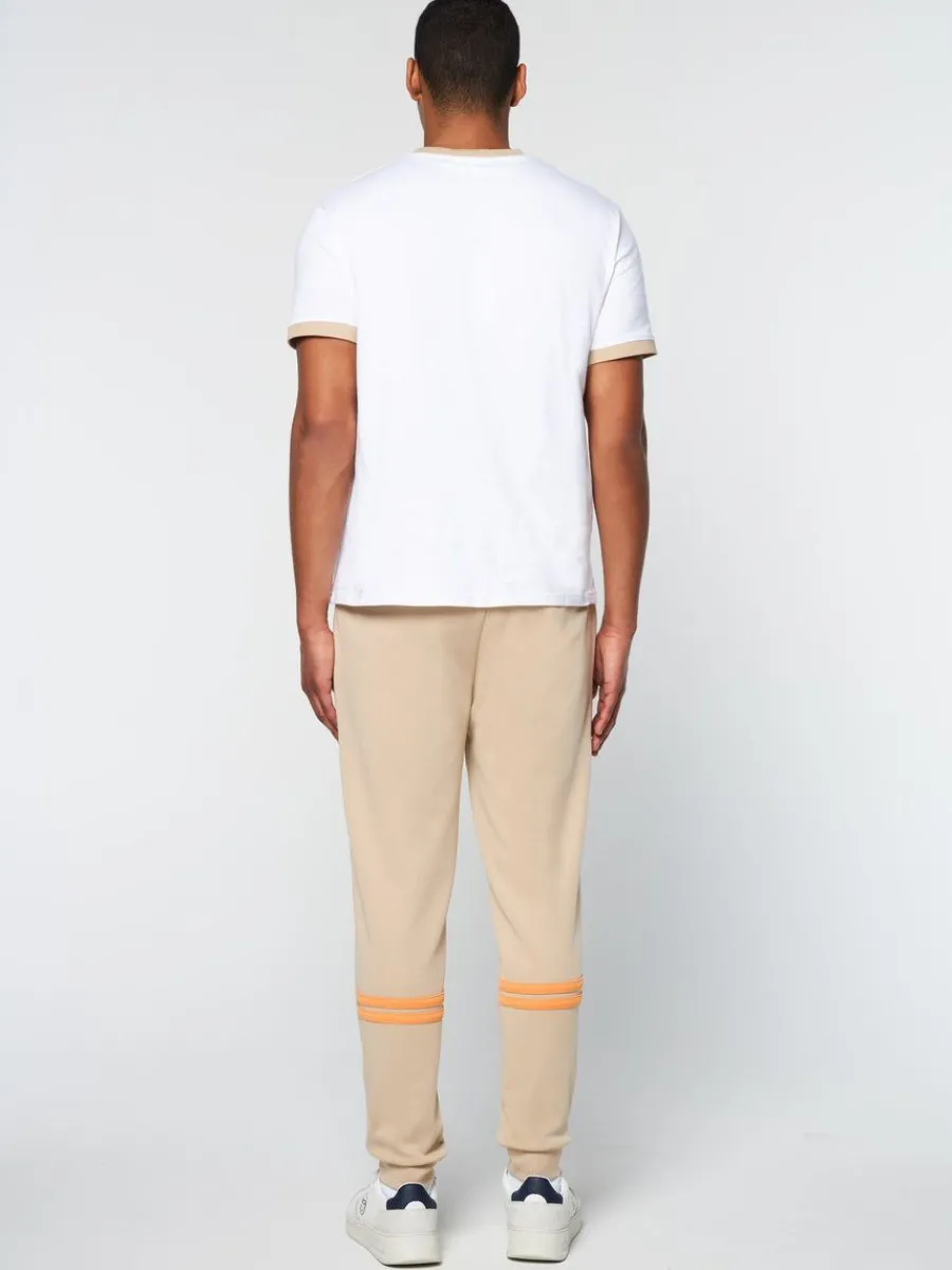 Sergio Tacchini Supermac T-Shirt- White/ Humus Outlet