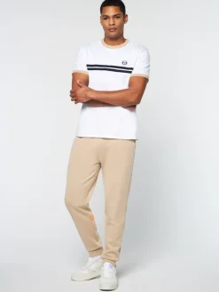 Sergio Tacchini Supermac T-Shirt- White/ Humus Sale