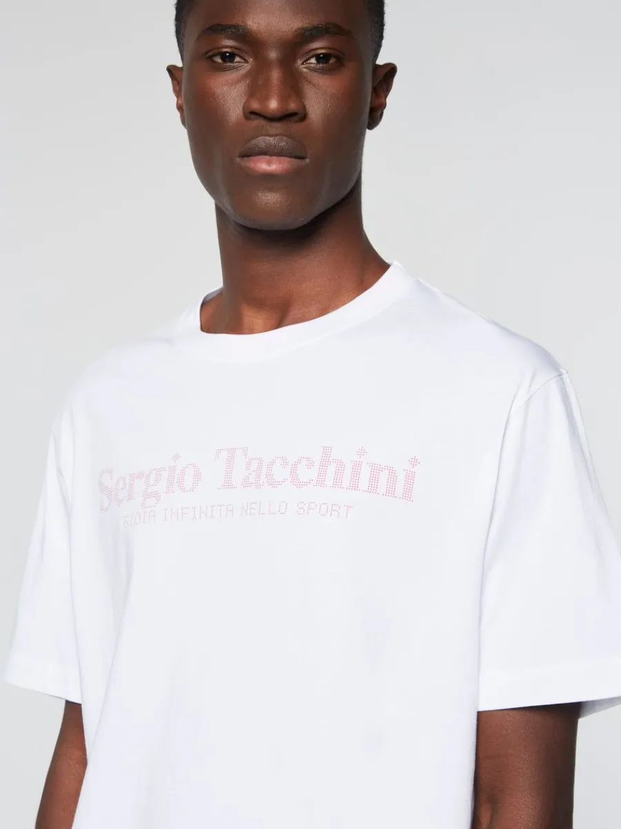 Sergio Tacchini Tabellone T-Shirt- White Hot
