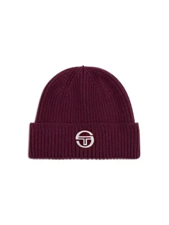 Sergio Tacchini Tacchini Beanie-Grape Wine
