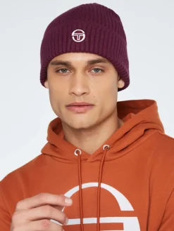 Sergio Tacchini Tacchini Beanie-Grape Wine