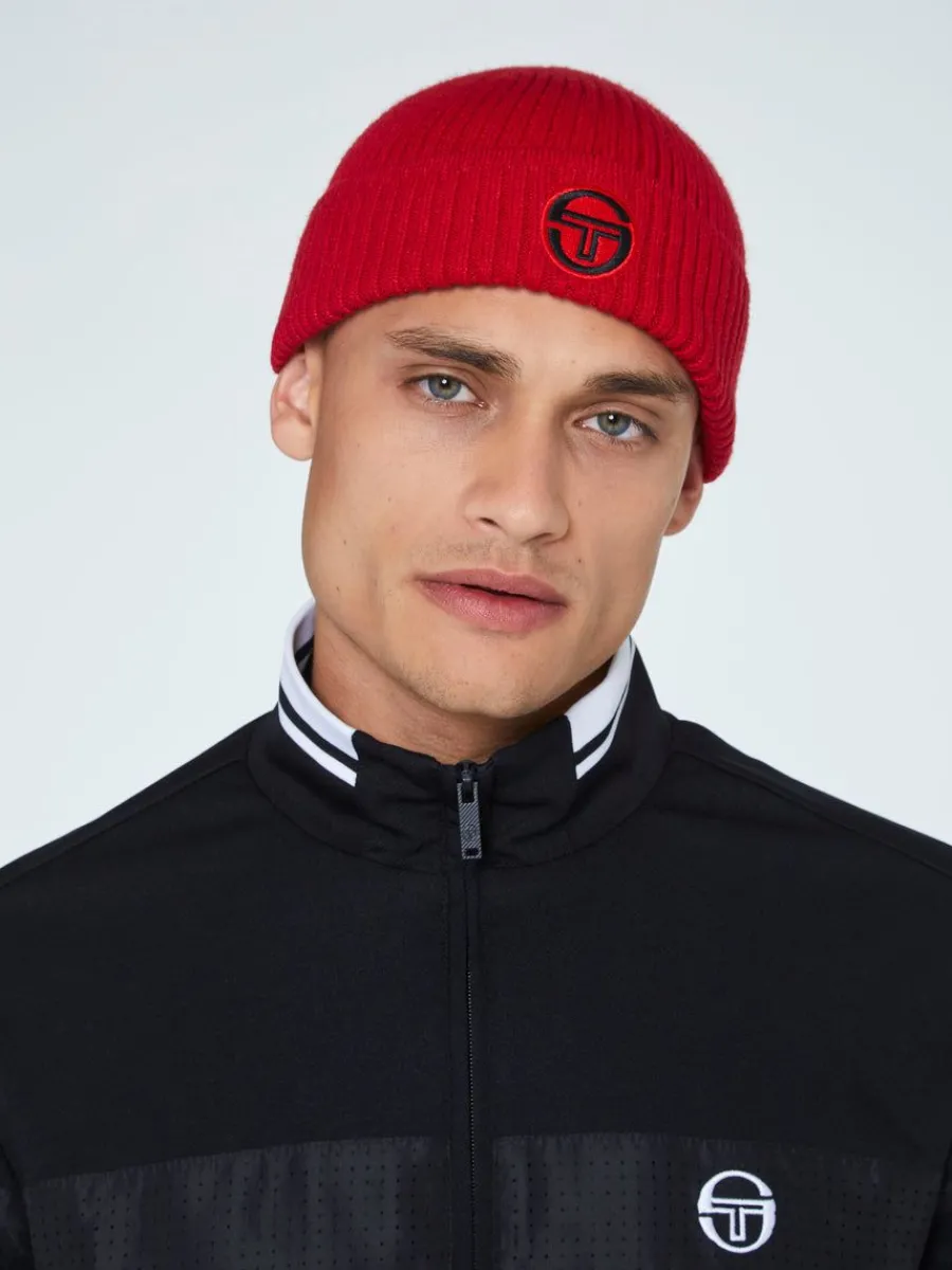 Sergio Tacchini Tacchini Beanie-Tango Red Discount