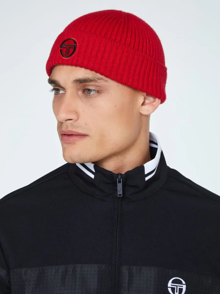 Sergio Tacchini Tacchini Beanie-Tango Red Discount