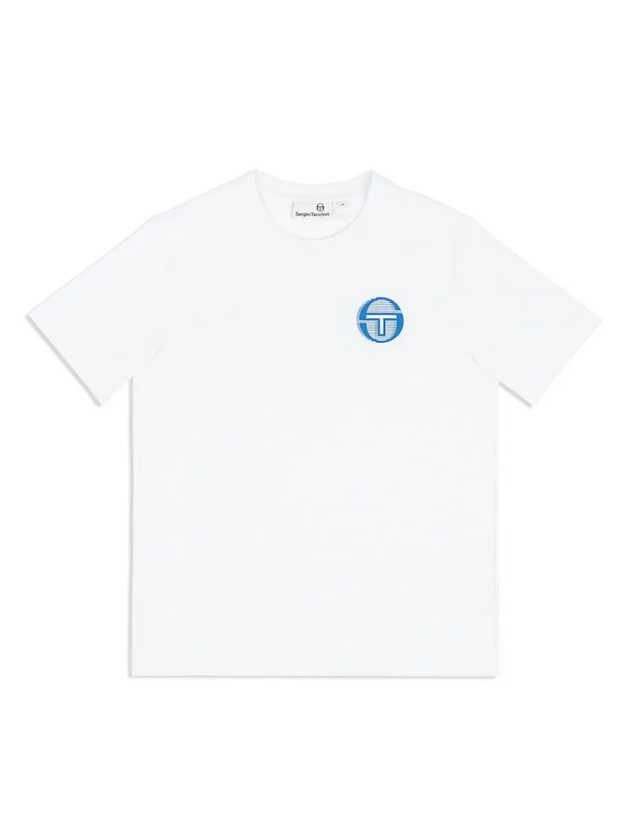 Sergio Tacchini Tenda T-Shirt- Brilliant White Best