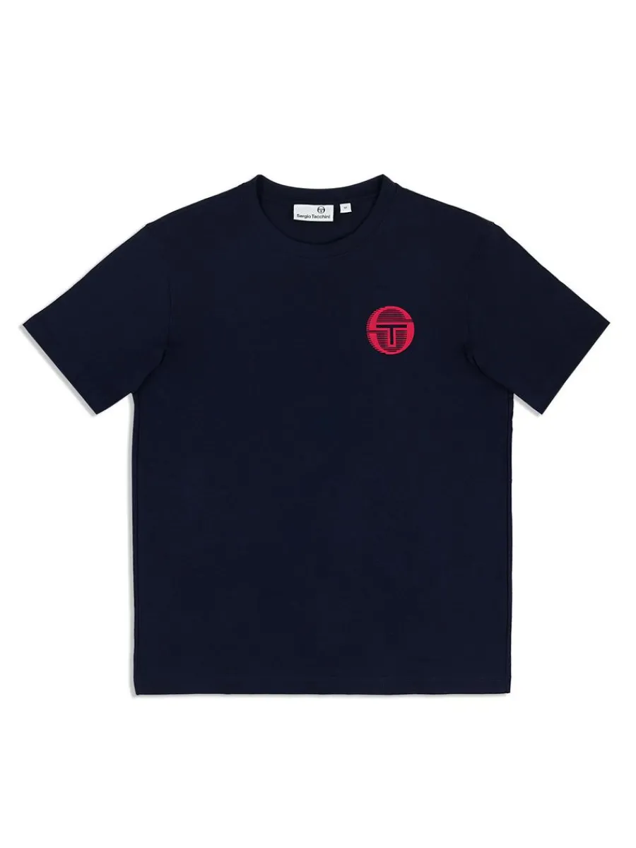 Sergio Tacchini Tenda T-Shirt- Maritime Blue Outlet
