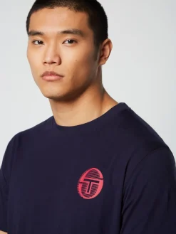 Sergio Tacchini Tenda T-Shirt- Maritime Blue Outlet