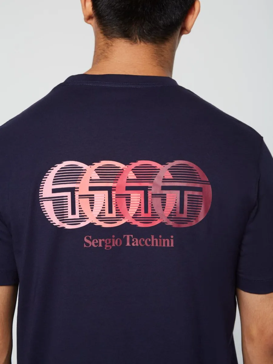 Sergio Tacchini Tenda T-Shirt- Maritime Blue Outlet