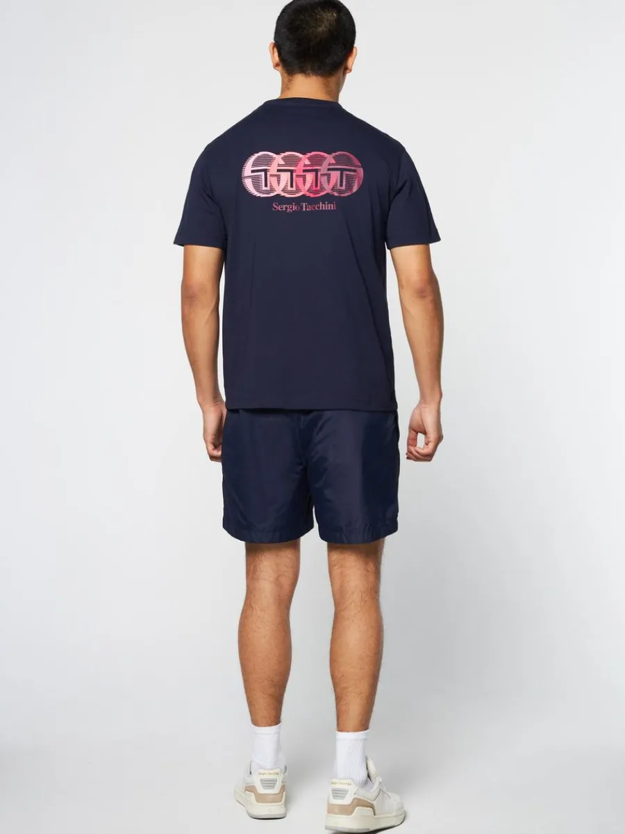 Sergio Tacchini Tenda T-Shirt- Maritime Blue Best