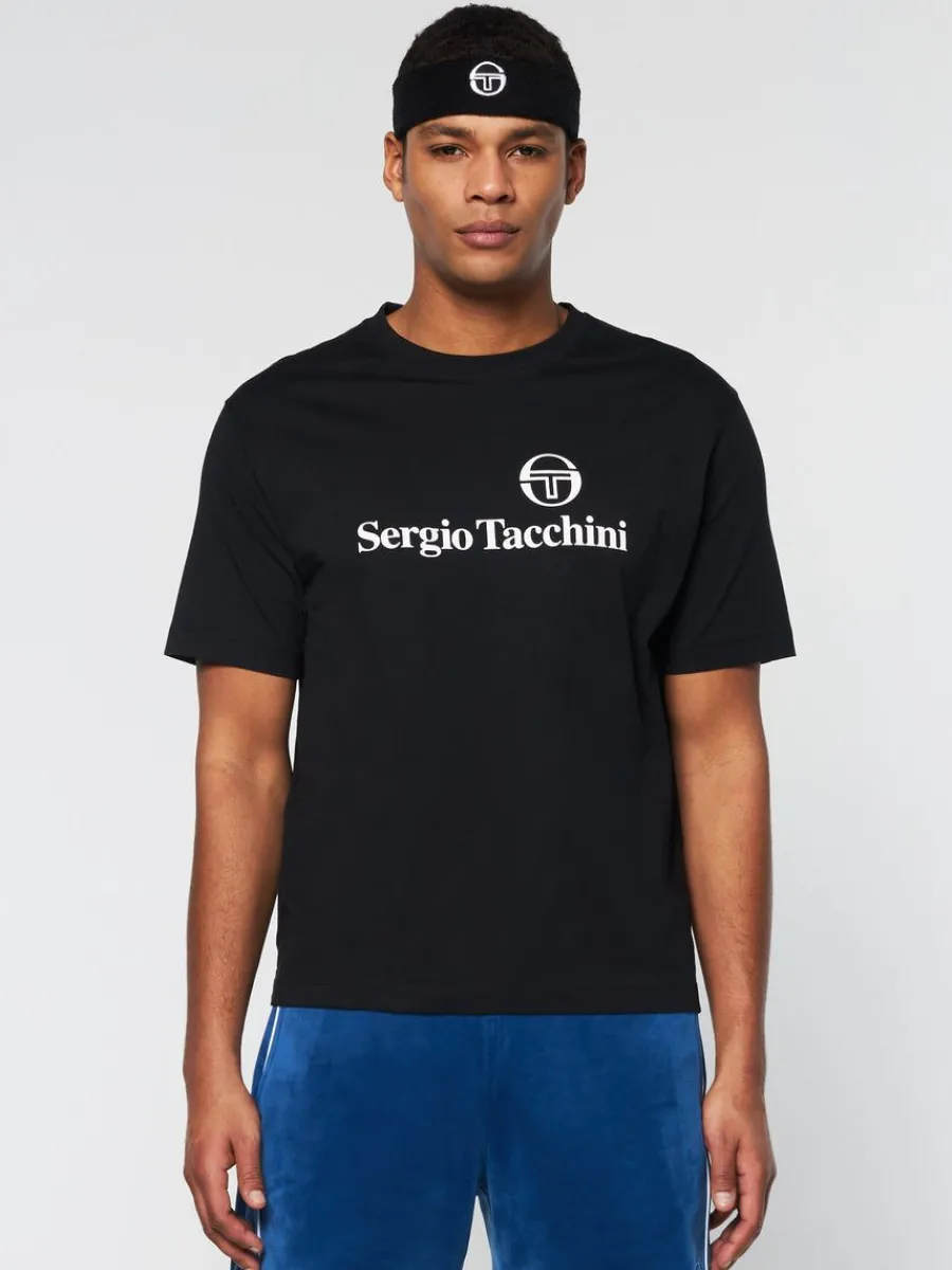 Sergio Tacchini Tennis Headband- Black Outlet