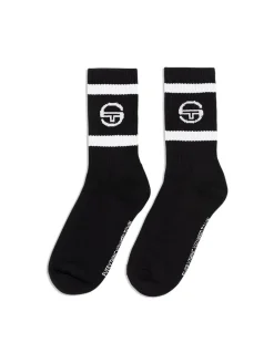 Sergio Tacchini Tennis Sock- Black Hot
