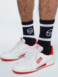 Sergio Tacchini Tennis Sock- Black Hot