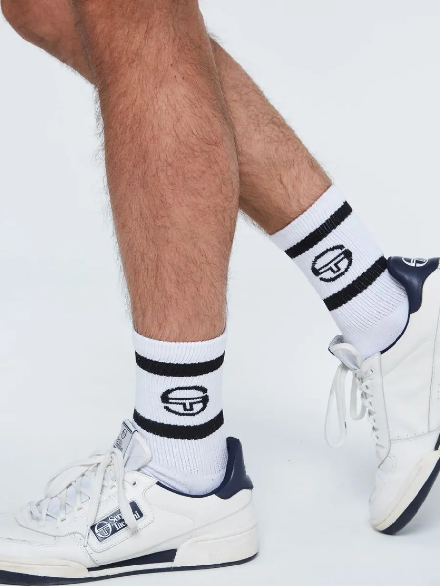 Sergio Tacchini Tennis Sock- White Outlet