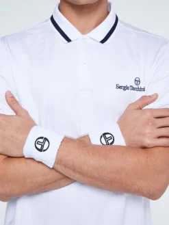 Sergio Tacchini Tennis Wristband- White Hot