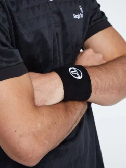 Sergio Tacchini Tennis Wristband-Black Discount