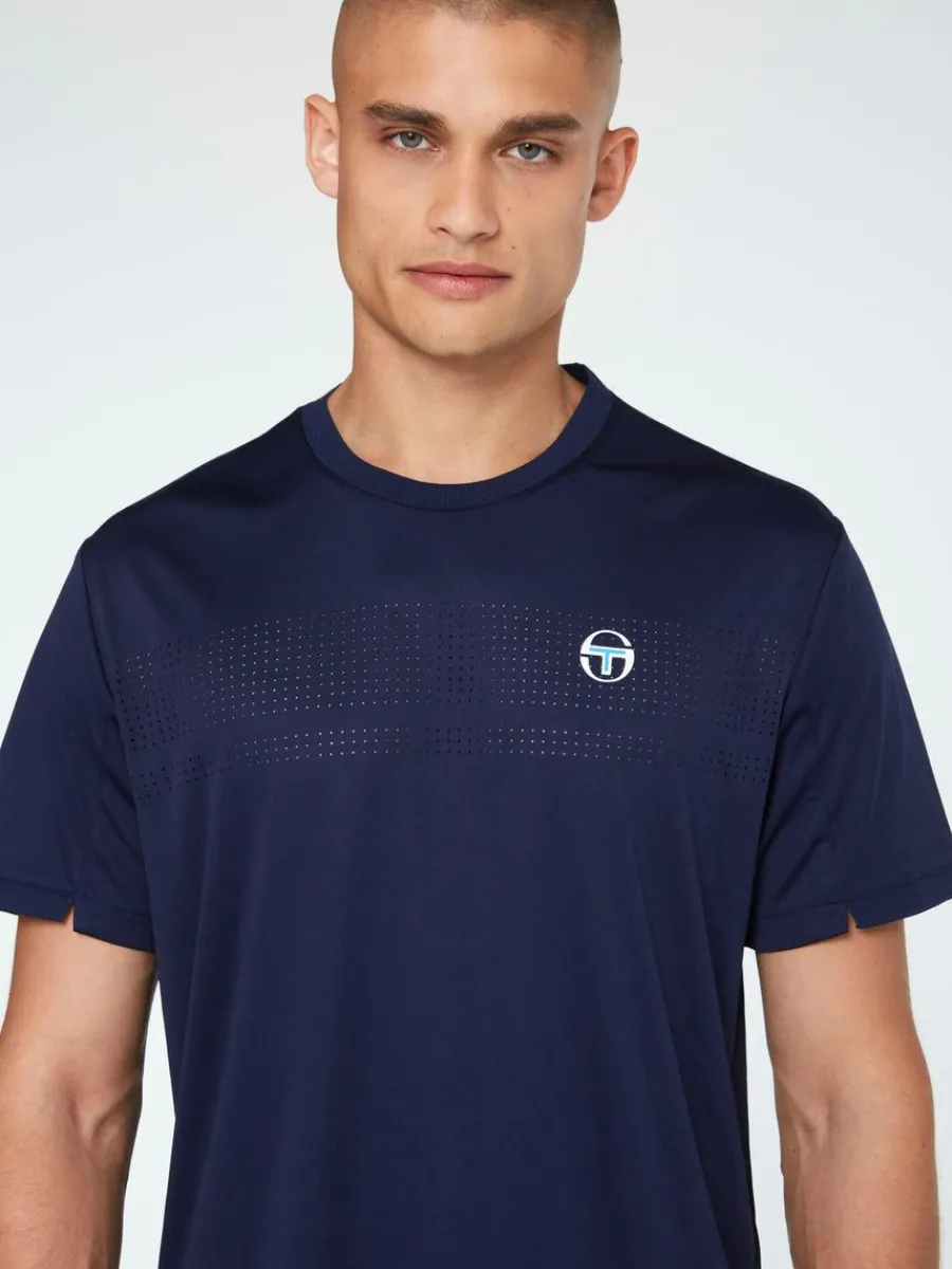 Sergio Tacchini Tennis Young Line Pro T-Shirt-Maritime Blue Online