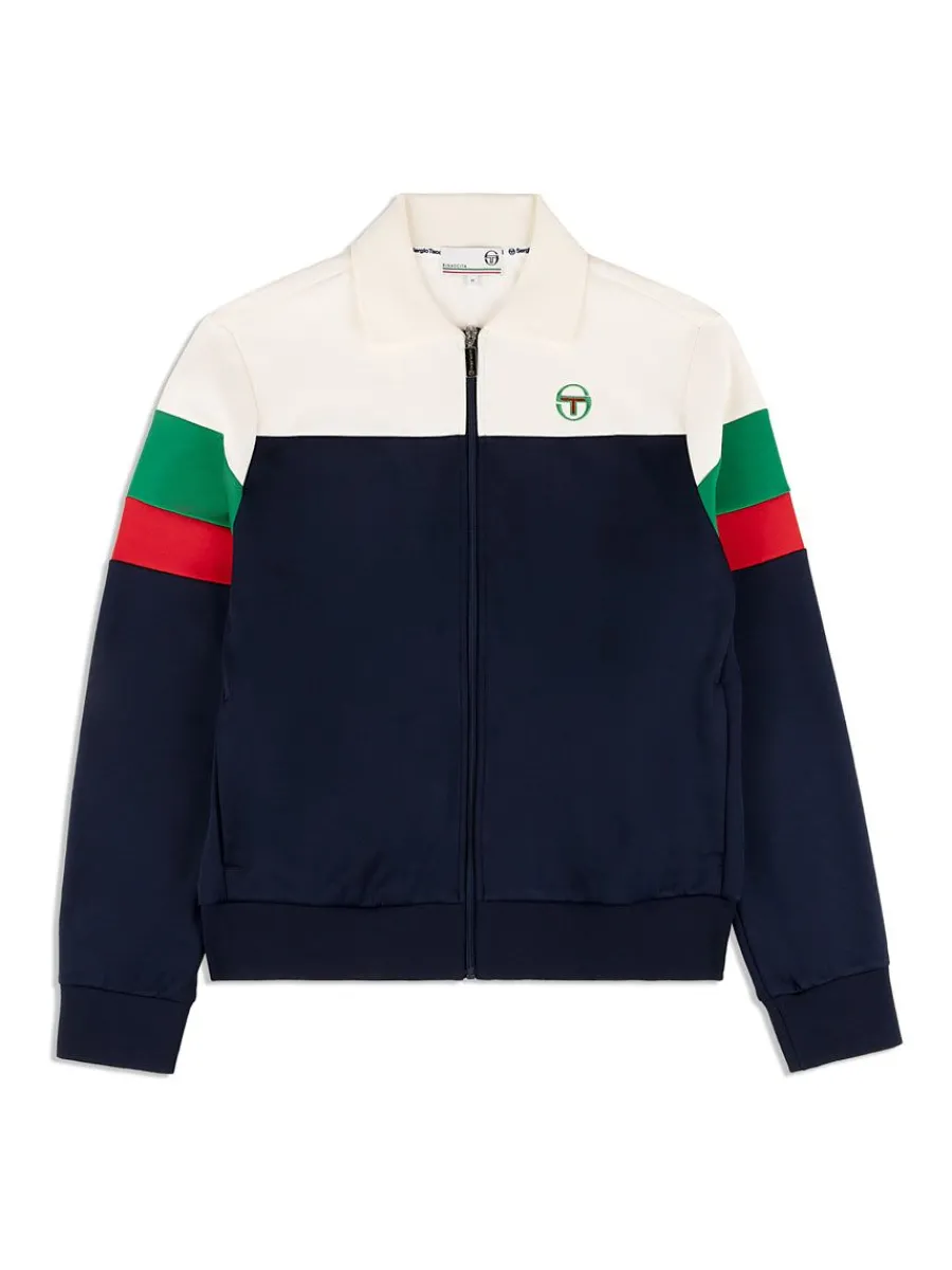 Sergio Tacchini Tomme Track Top- Maritime Blue Outlet