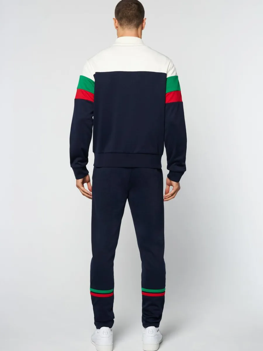 Sergio Tacchini Tomme Track Top- Maritime Blue Outlet
