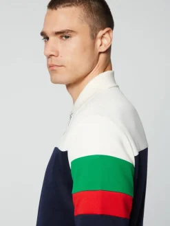 Sergio Tacchini Tomme Track Top- Maritime Blue Outlet