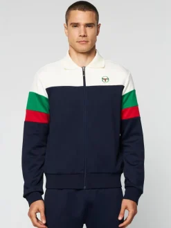 Sergio Tacchini Tomme Track Top- Maritime Blue Best
