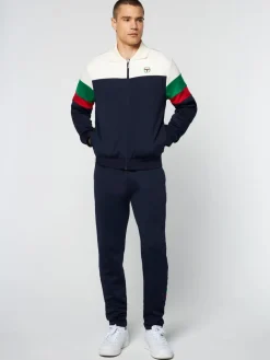 Sergio Tacchini Tomme Track Top- Maritime Blue Best