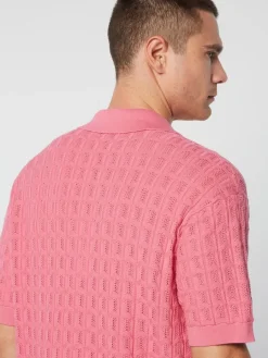Sergio Tacchini Ulivo Crochet Shirt- Wild Rose New