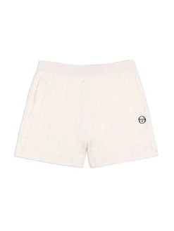 Sergio Tacchini Ulivo Crochet Short- Brilliant White Clearance