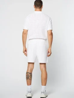 Sergio Tacchini Ulivo Crochet Short- Brilliant White Clearance
