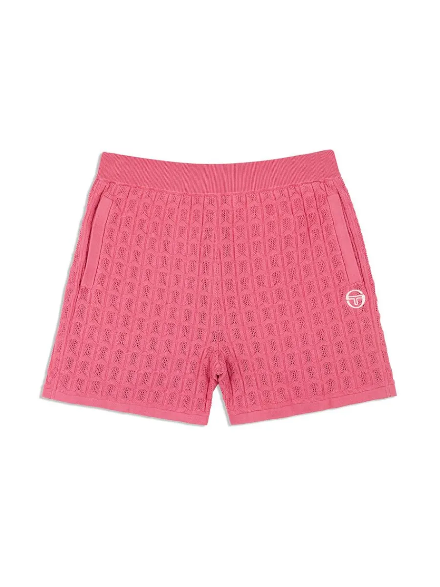 Sergio Tacchini Ulivo Crochet Short- Wild Rose New