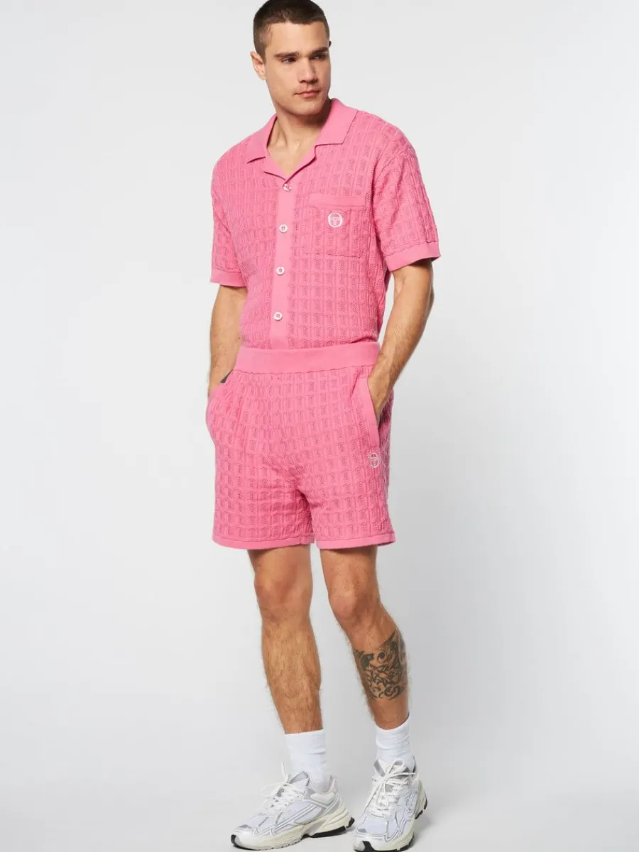 Sergio Tacchini Ulivo Crochet Short- Wild Rose New