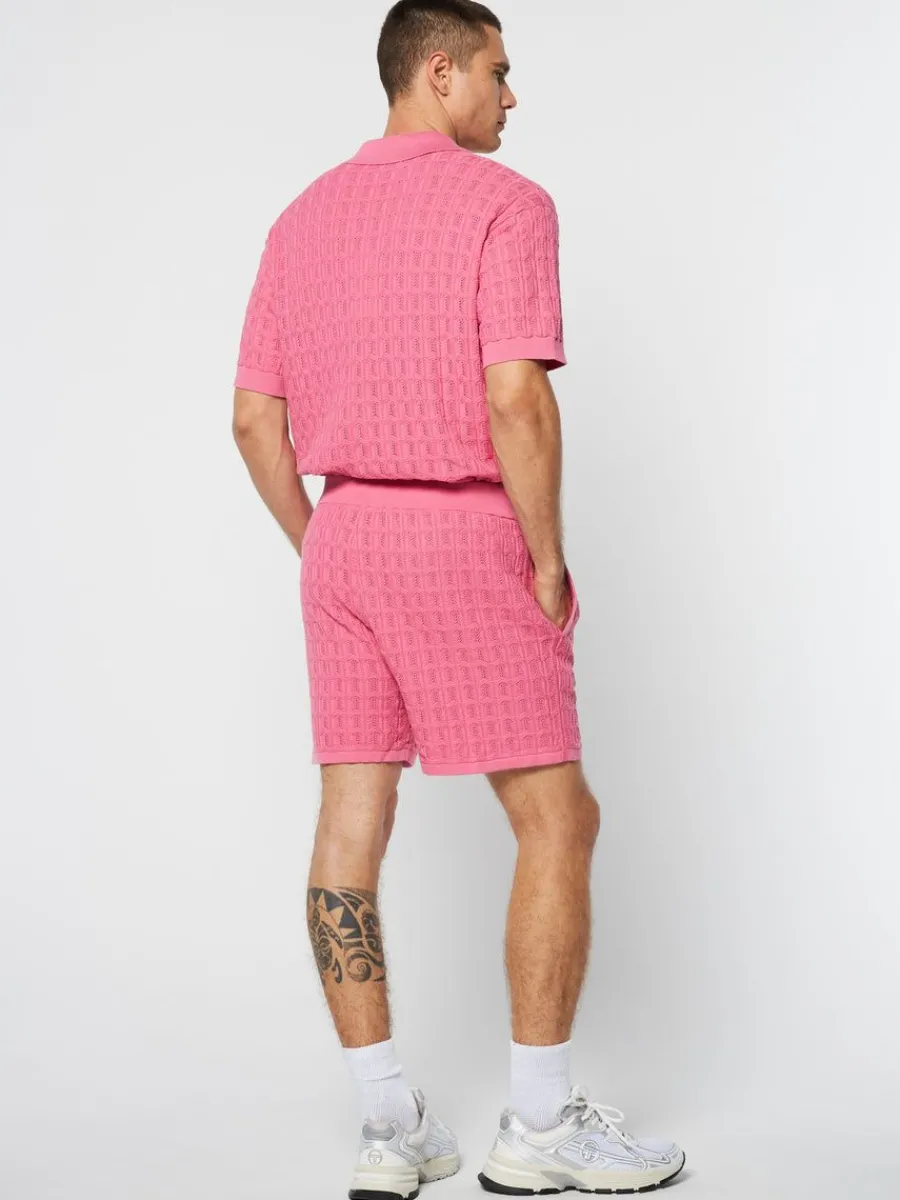 Sergio Tacchini Ulivo Crochet Short- Wild Rose New