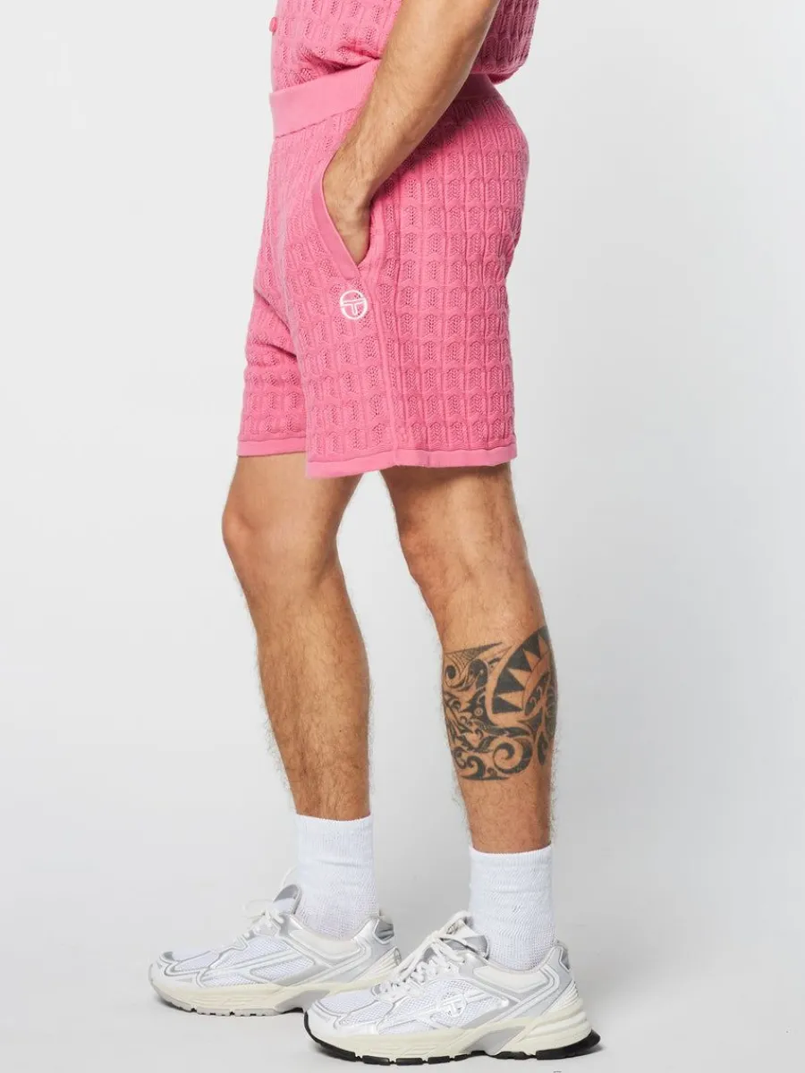 Sergio Tacchini Ulivo Crochet Short- Wild Rose Clearance