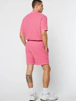 Sergio Tacchini Ulivo Crochet Short- Wild Rose Clearance