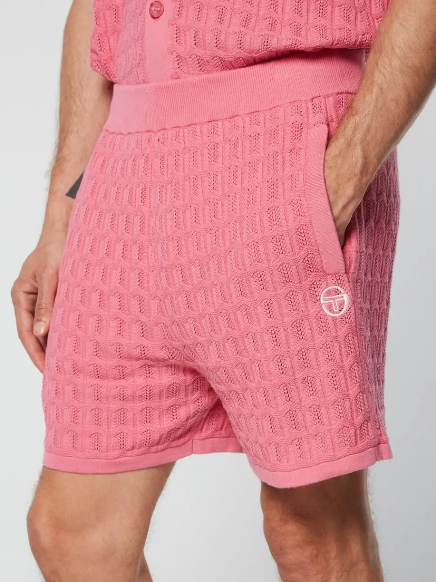 Sergio Tacchini Ulivo Crochet Short- Wild Rose Clearance