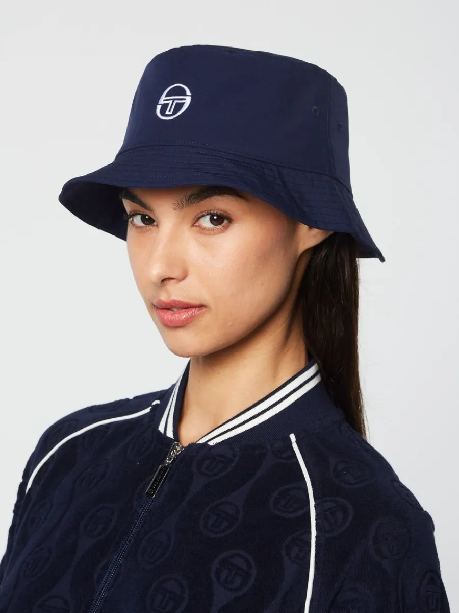 Sergio Tacchini Vacanza Bucket Hat- Maritime Blue New