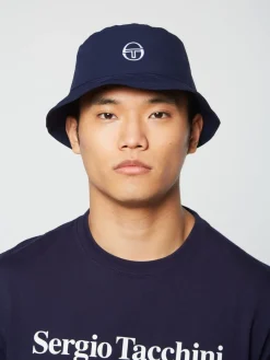 Sergio Tacchini Vacanza Bucket Hat- Maritime Blue New