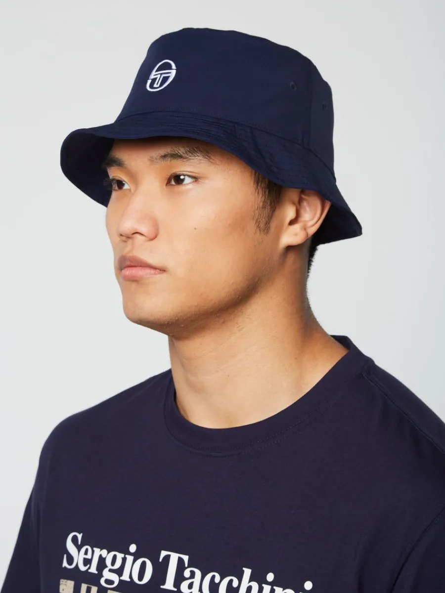 Sergio Tacchini Vacanza Bucket Hat- Maritime Blue Outlet